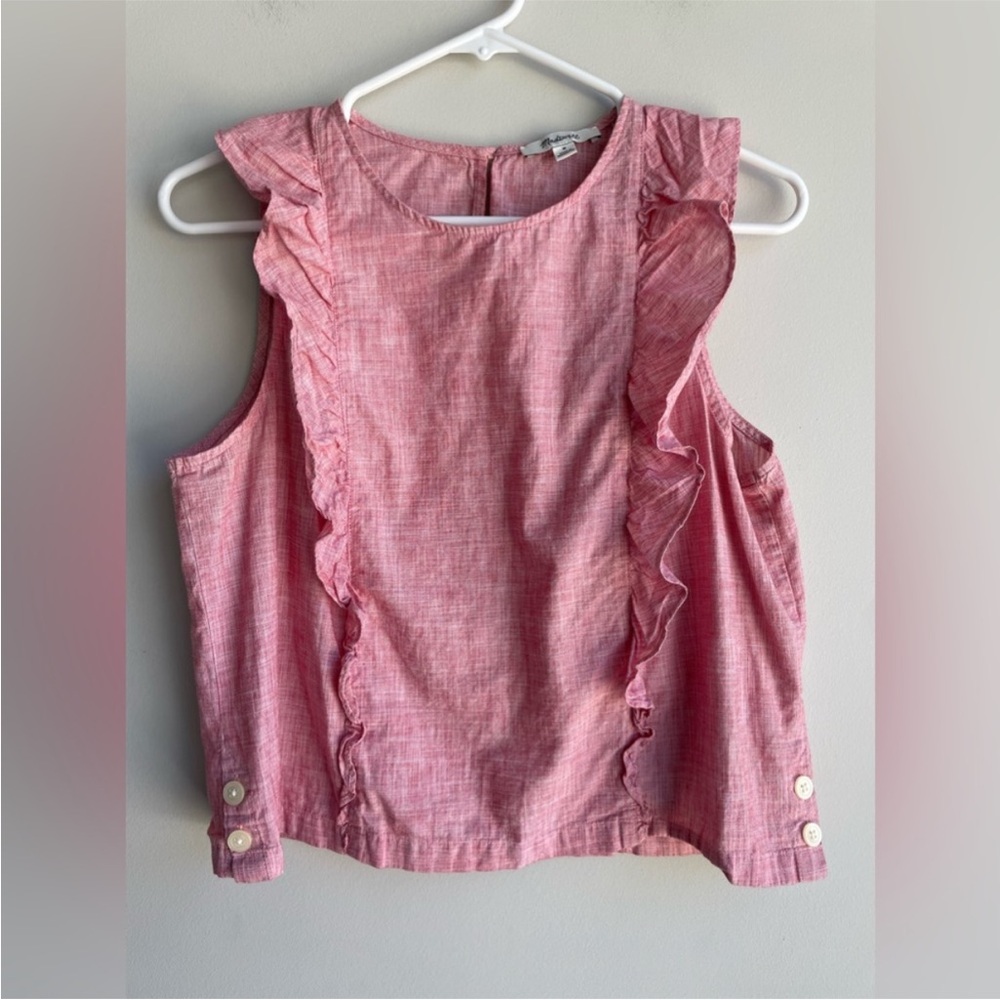 Madewell Bellflower Ruffle Top - Picture 3 of 9
